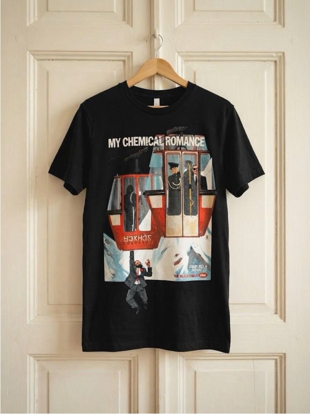 Vintage Black My Chemical Romance Cable Car Band Graphic Tee